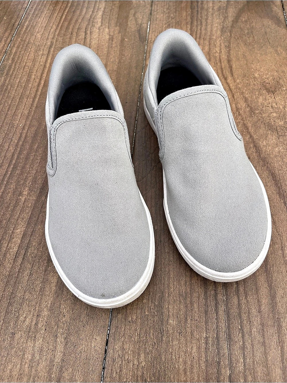 Kizik Unisex Venice Canvas Slip-On Gray Sneakers Women's US 7